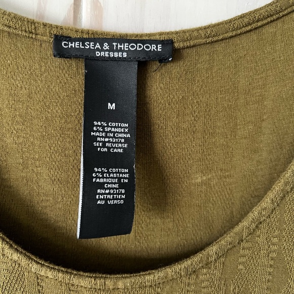 Chelsea & Theodore Green Tiered Ruffled Sundress - Picture 2 of 4